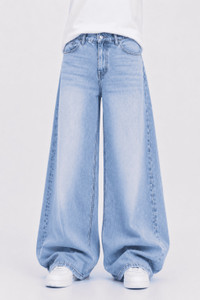 Shopsy M Q Baggy Fit Men Light Blue Jeans - Image 1
