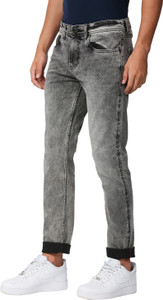 Grey Slim Straight Fit Men's Denims by Being Human Clothing main image 0