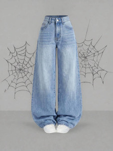 ESLITA Baggy Fit Women Light Blue Jeans - Image 5