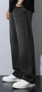 Shopsy DENIM4MEN Straight Fit Grey Jeans - Image 1