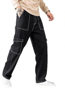 Every Choice Loose Fit Men Black Jeans - Buy Every Choice Loose Fit Men Black Jeans Online at Best Prices in India | Shopsy.in - Image 1