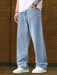 Shopsy Gaucha Loose Fit Men Light Blue Jeans - Image 1
