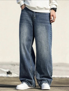 GoodDenim Baggy Fit Men Blue Jeans - Image 5