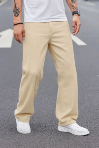 DASHING FIT Men Beige Jeans - Image 5