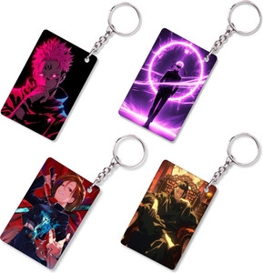 Harsh Hasthkala Stranger Town Keychain Combo Set of 4 Vecna