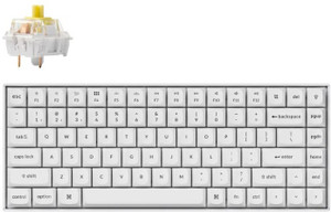 Keychron K P RGB White Backlight Banana Switch Hot Swappable WHITE Wireless Standard Gaming