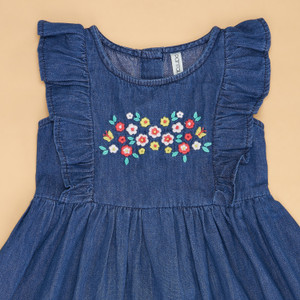 Baby Girls Midi/Knee Length Casual Dress