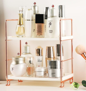 Kiwilon Cup Kitchen Rack Iron Counter Top Bathroom Cosmetics Organizer ...