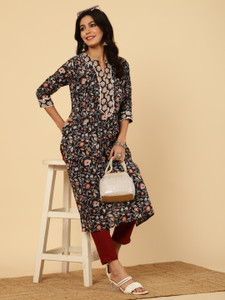 Jaipur Cotton Straight Cut Kurti - SCKT06