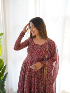 Frock suit sales kurti design