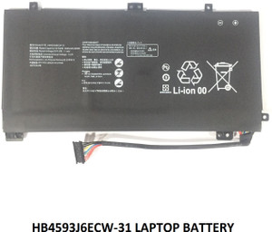 Vhbw Batteria Sostitutiva Per Huawei HB4593J6ECW - 3600mAh 11,4V Li-Poly Per Laptop