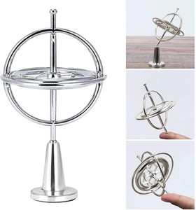 Metal Gyroscope Toy - Colorful Anti-Gravity Spinner For Stress Relief & Fun