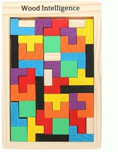 Shopbox store Wooden Tetris Russian Block Jigsaw Puzzle Toy Price in ...