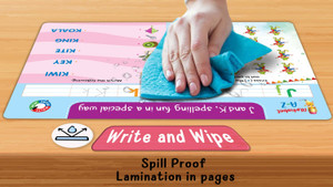 GO WOO Alphabet ACTIVITY Write & Wipe Jumbo Flash Cards (With Pen ...