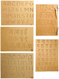 Lkbhub Small & Capital English, Hindi Varnamala & Hindi Ka Kha, 1-20