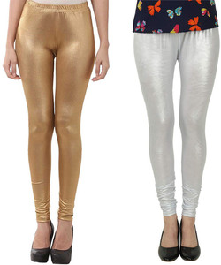 silver shimmer leggings