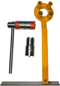 Jual Motorcycle Flywheel Holder Tool 330MM/13 In Pulley Tighten Device Adjustable Flywheel Fixed Wrench Clutch Repair Puller Tool I.1523636360 - View #7