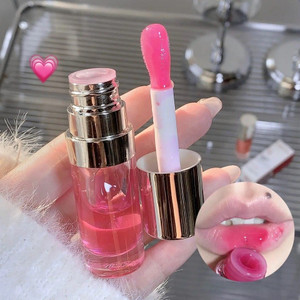 HSQ Crystal Shine Pink Lip Gloss - Image 4