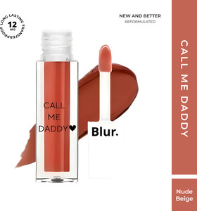 Blur India Call Me Daddy Nude Matte Liquid Lipsticks Nude Beige Price In India Buy Blur
