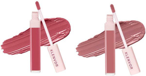 KLENVOR Nude Brown,Pinkish Nude-Liquid Matte Lipsticks| Vegan & Cruelty