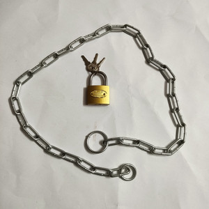 Chain with Lock for Gate,Cycle Luggage,Fence, Bike, Good Lock
