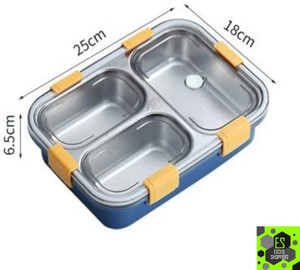 Flipkart.com | Excite Shoppers Quality 3 Compartment Steel Insulated