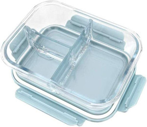 Flipkart.com | GOLDFINCH Lunch Box, 3 Compartment Glass Food Container