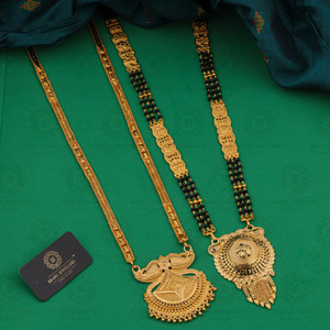 Long mangalsutra design gold new sale 2018