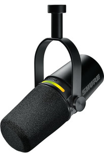 Shure MV7+Podcast Microphone Enhanced Audio,LED Touch USB-C & XLR