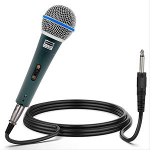 Vikeko Professional Vocal Mic Handheld Wired Dynamic Stage Microphone ...