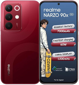 realme Narzo 90x 5G 128GB Maroon Red - Image 6