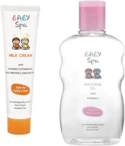 Shyama MODICARE BABY SPA MASSAGE OIL AND BABY MILK CREAM COMBO SET
