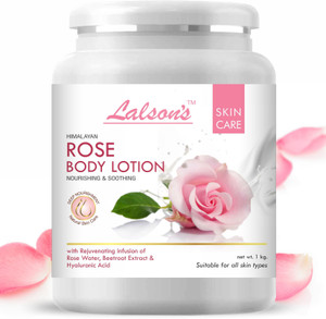 Lalson's Rose Body Lotion | Moisturizing, Skin Soothing & Hydration