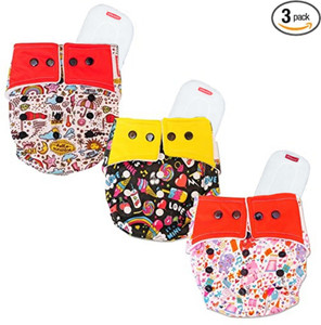 VParents Reusable Adjustable Cloth Diapers With ulta absorbent
