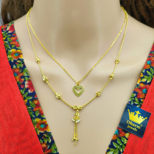 Fancy top gold necklaces