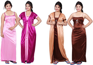 Satin nighty combo cheap