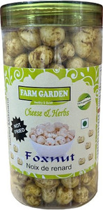 Farm Garden Roasted Phool Makhana |Cheese and Herbs Makhana |Foxnut