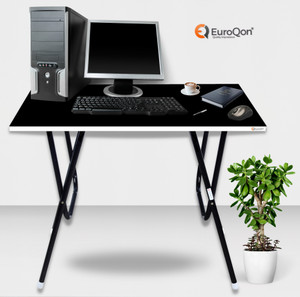 EuroQon Workstation Foldable Engineered Wood Computer Desk - Image 6
