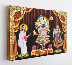 GIFTMASTER Lord Shrinathji Yamunaji Mahaprabhuji Photo Wall Decor