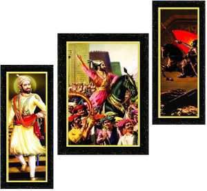 KSS CHHATRAPATI SHIVAJI MAHARAJ photo frame MDF Self Adhesive