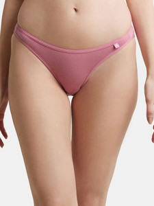 JOCKEY SS02 Super Combed Cotton Elastane Stretch Women Bikini Pink