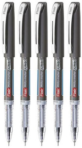 Flair Writometer Gel Pen | Stainless Steel Tip | Our Longest Writing Pens | Writes Upto 1,200 Meters | Ensures Smoothness & Durability | Blue Ink, Pack Of 15