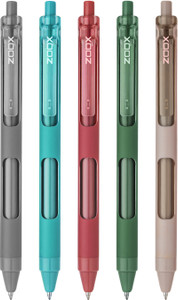 FLAIR Zoox E7 Gelschreiber, 0,7 Mm, 2 Stück – Wasserfeste Tinte, Schreibt Ohne Schmieren
