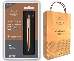 Parker Anti-Microbial Jotter Ballpoint Pen With Copper Ion Coating | Blue Ink | Limited Edition CION Pen