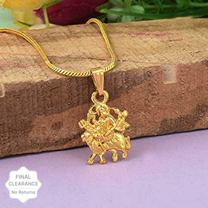 Durga mata gold locket price Clearance