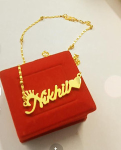 Nikhil shop name locket