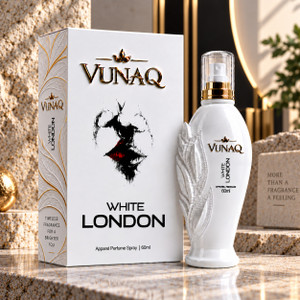 Shopsy VUNAQ White London Perfume Spray 60ml Unisex Eau de Parfum - Image 1