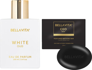 BELLAVITA CEO Man Bath Soap + White Oud Eau de Parfum - 100 ml - Image 6