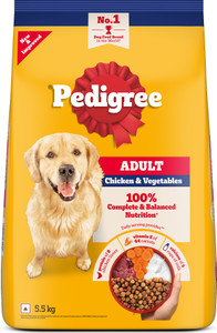 PEDIGREE 100% Nutrition Chicken, Vegetable 5.5 kg Dry Dog Food - Image 6