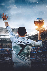 Relive Legendary Moments with Inspiring Cristiano Ronaldo Paper Posters